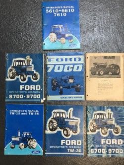 For Sale: Ford Tractor Manuals, Ford Tractor Repair Manuals, Ford Imp