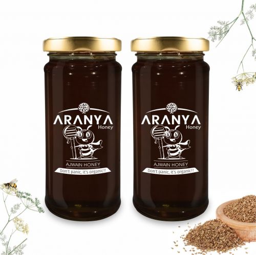 Golden Essence: Pure Ajwain Honey – Nature's Health Elixir ( Farm S