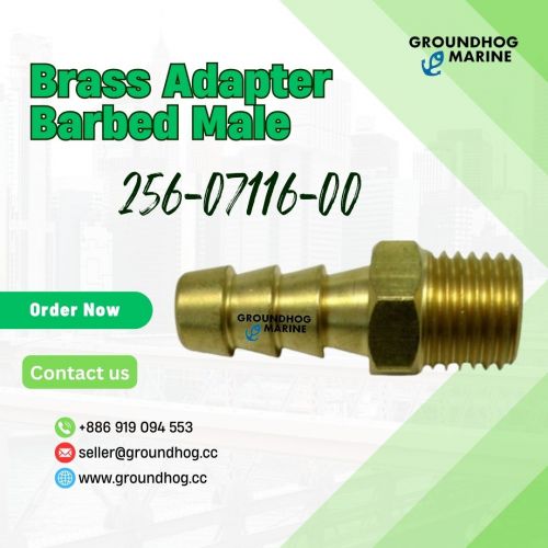 📍 Brass Adapter Barbed Male  256-07116-00 ( Boats )