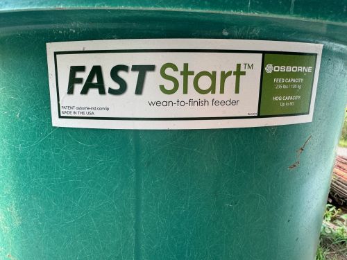 Osborne Rf-2 Fast Start Pig Feeder ( Farm Equipment )