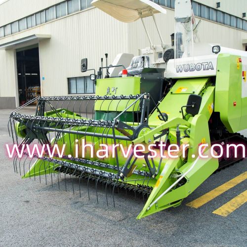 Wubota Full Feeding Rice Combine Harvester For Sale ( Farm Equipment 