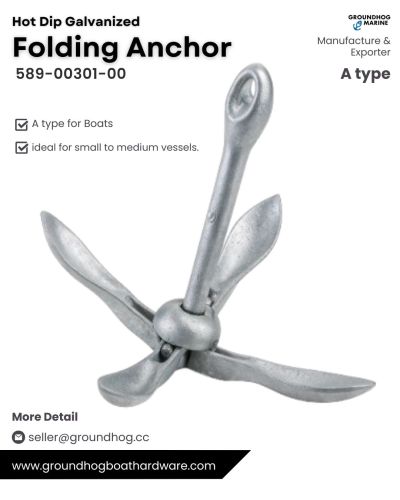 Hot Dip Galvanized Folding Anchor ( Boats )