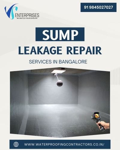 Sump Leakage Repair Services In Bangalore ( Buildings )
