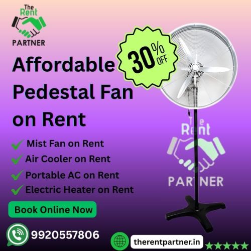 Affordable Pedestal Fan On Rent | Book Online Now ( Business For Sale