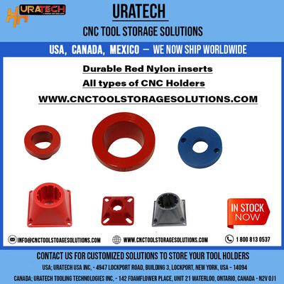 Uratech : High-quality Red Nylon Inserts For All Types Of Cnc Holders