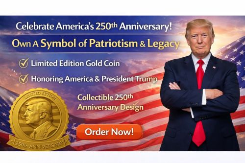 Trump Golden Badge™ Usa 250th Anniversary Collectible ( Business Fo