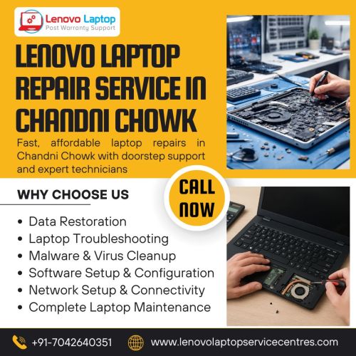 Expert Lenovo Laptop Repair Service In Chandni Chowk ( Computers )