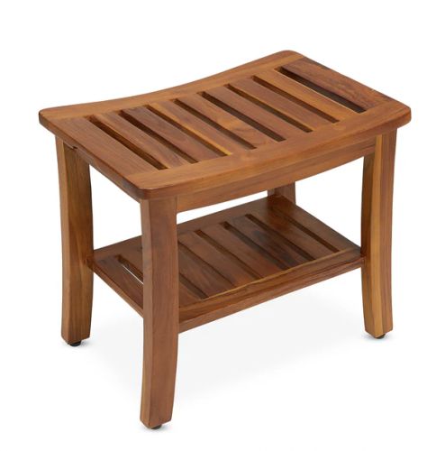 The Hermod, Teak Shower Bench 21 Inch ( Farm Shop )