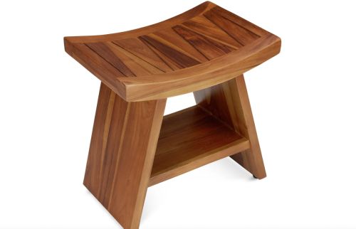 The Randi, Teak Shower Bench, Teak Shower Stool, 18 Inch (  )