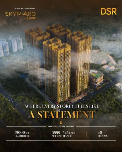 4bhk Flats For Sale In Gachibowli | Dsr Skymarq ( Real Estate - Vacat