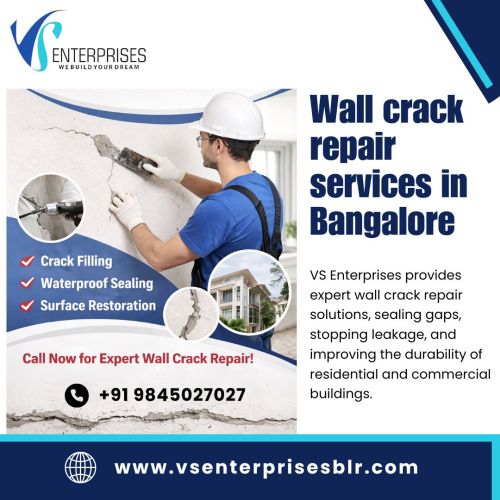 Wall Crack Repair Services In Bangalore ( Buildings )