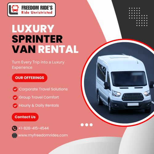 Luxury Sprinter Van Rental For Corporate & Vip Transportation ( Picku