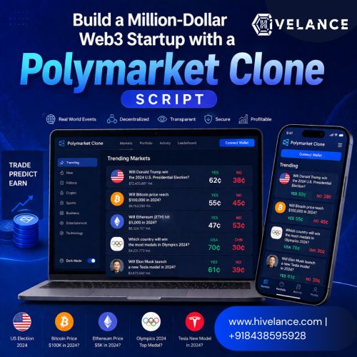 Build A Million-dollar Web3 Startup With A Polymarket Clone Script ( 