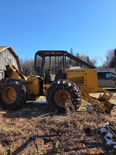 John Deere 340b Skidder For Sale – Craftsbury Common, Vermont 05827