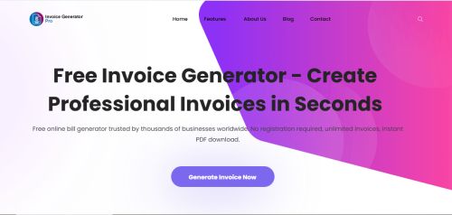 Free Invoice Generator - Create Professional Invoices In Seconds ( So
