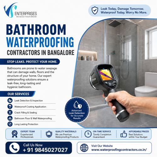 Bathroom Waterproofing Contractors In Bangalore ( Buildings )