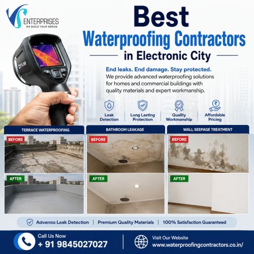 Best Waterproofing Contractors In Electronic City ( Buildings )