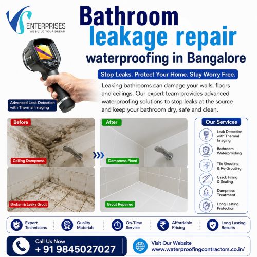 Bathroom Leakage Repair Waterproofing In Bangalore ( Buildings )