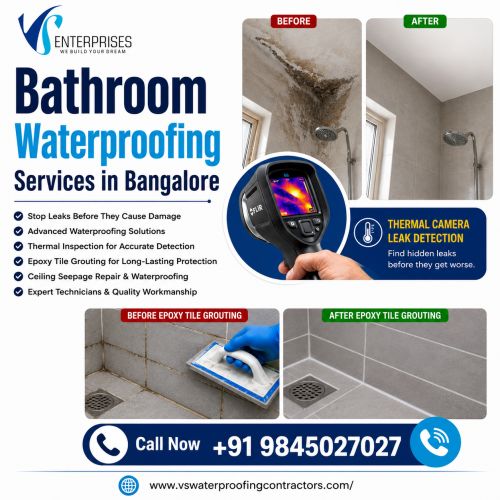 Bathroom Waterproofing Services In Bangalore ( Buildings )
