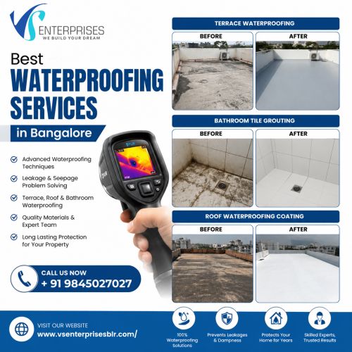 Best Waterproofing Services In Bangalore ( Buildings )
