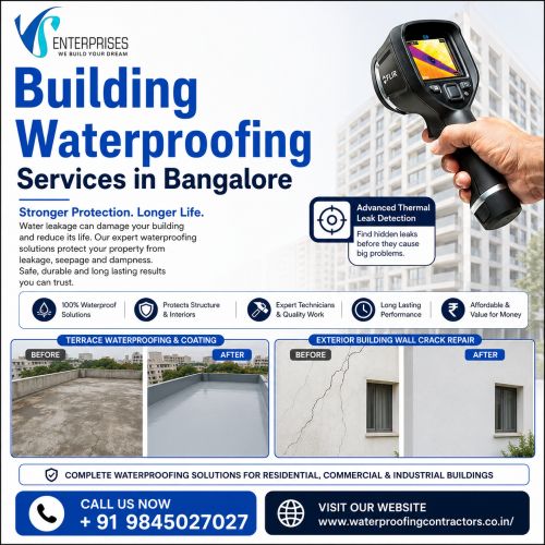 Building Waterproofing Services In Bangalore ( Buildings )