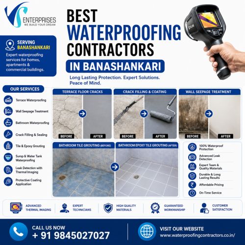 Best Waterproofing Contractors In Banashankari ( Buildings )