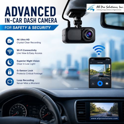 Advanced In-car Dash Camera For Safety & Security ( Security/safety )