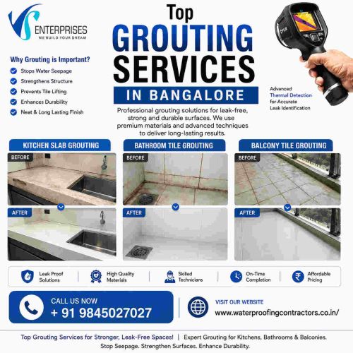 Top Grouting Services In Bangalore ( Buildings )