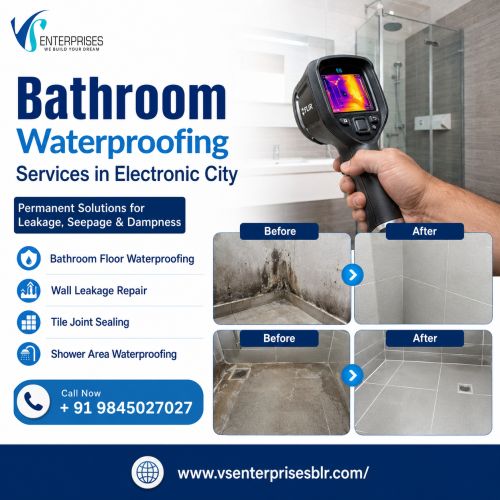 Bathroom Waterproofing Services In Electronic City ( Buildings )