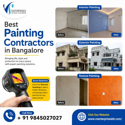 Best Painting Contractors In Bangalore ( Buildings )