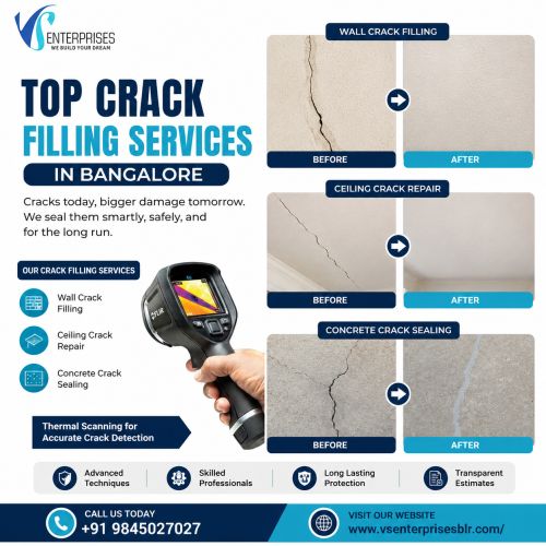 Top Crack Filling Services In Bangalore ( Buildings )