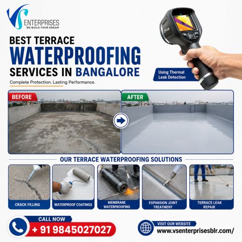 Best Terrace Waterproofing Services In Bangalore ( Buildings )