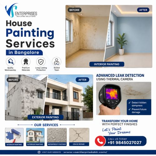 House Painting Services Bangalore ( Buildings )