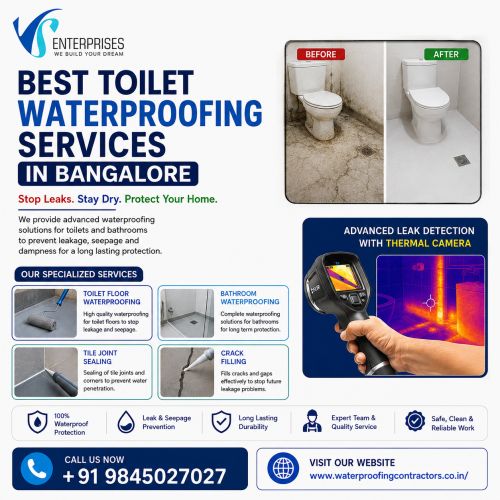 Best Toilet Waterproofing Services In Bangalore ( Buildings )