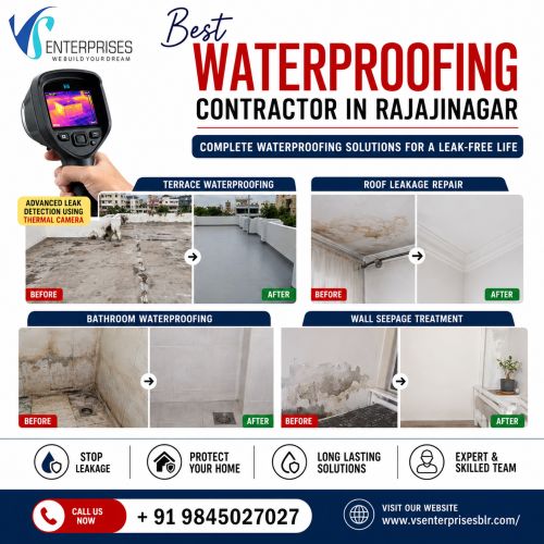 Best Waterproofing Contractor In Rajajinagar ( Buildings )