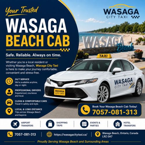 Need A Wasaga Beach Taxi Number? Book Trusted Rides Today ( Alpacas )