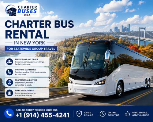 Affordable Charter Bus Rental In Central New York | Pricing & Fleet O