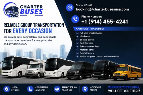 Dallas Charter Bus Rental & Event Transportation With Scheduled Shutt