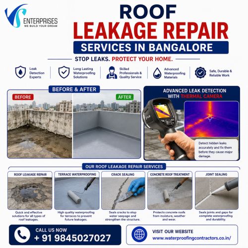 Roof Leakage Repair Services In Bangalore ( Buildings )