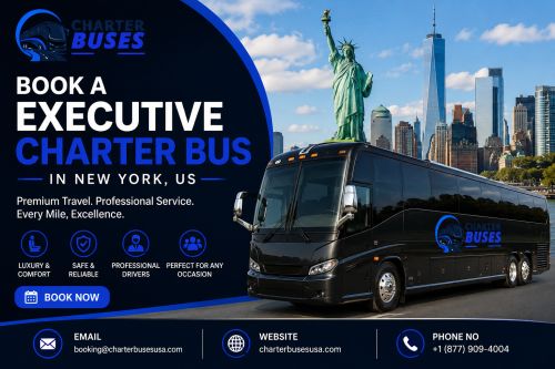 Book Executive Charter Bus In New York, Us ( Wind Energy )