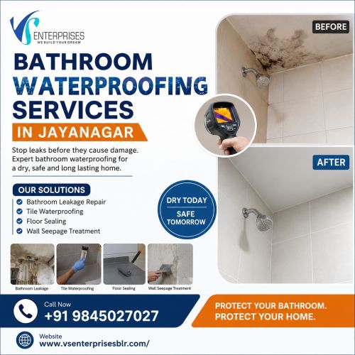 Bathroom Waterproofing Services In Jayanagar ( Buildings )