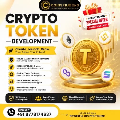 Get A Custom Crypto Token Developed – Special August Offer ( Softwa