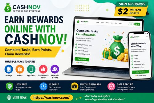 Discover Easy Online Reward Opportunities With Cashnov – Complete T