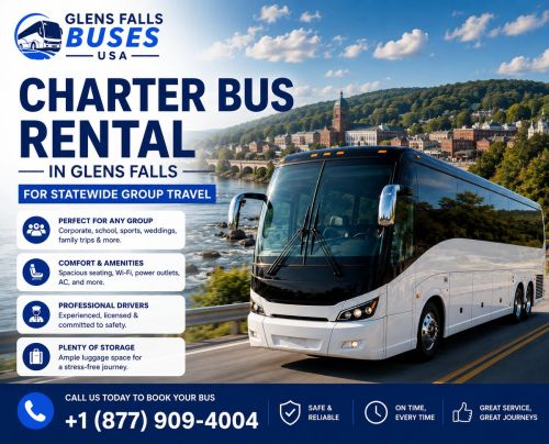 Motor Coach Rental In Glens Falls For Reliable Travel For Large Group