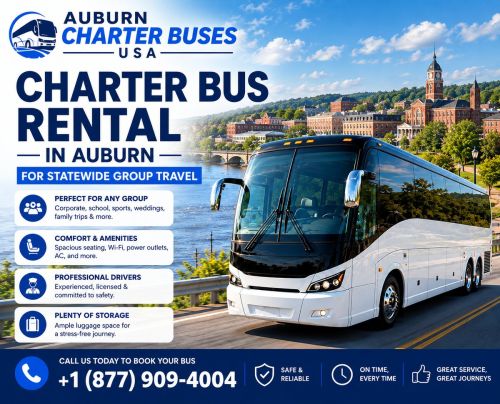 Small Bus Rental Near Me In Auburn For Easy Local Group Travel (  )
