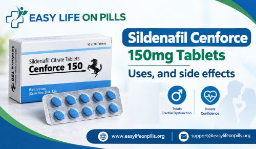 Sildenafil Cenforce 150mg Tablets - Uses, And Side Effects (  )