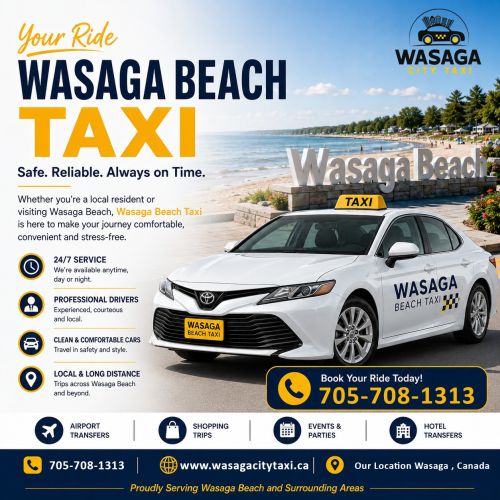 Wasaga City Taxi – Your Trusted Ride, Anytime, Anywhere ( Alpacas )