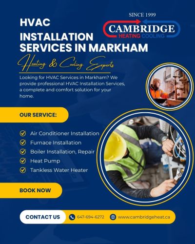 Hvac Installation Services In Markham | Heating & Cooling Experts ( M