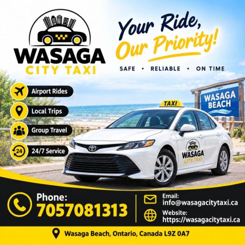 Need The Wasaga Taxi Phone Number? Fast, Reliable Rides Await! ( Alpa