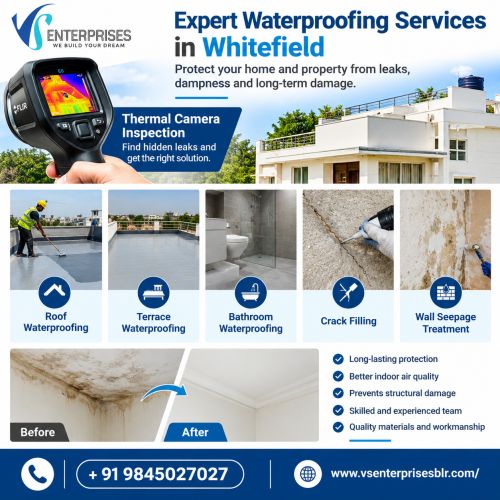 Expert Waterproofing Services In Whitefield Bangalore ( Buildings )